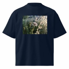 Unisex Organic Oversized High Neck T-Shirt