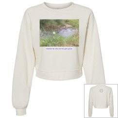 Dreamy Butterfly River Scene Lucy LaRue Fleece