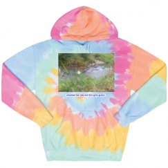 Unisex Tie-Dye Fleece Hoodie