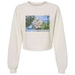 Apple Blossom Photo Lucy LaRue Fleece Sweatshirt