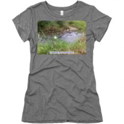 Ladies Slim Fit Super Soft Triblend Tee
