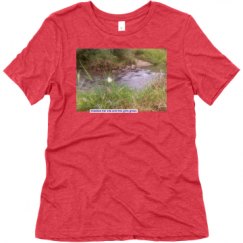 Ladies Relaxed Fit Super Soft Triblend Tee