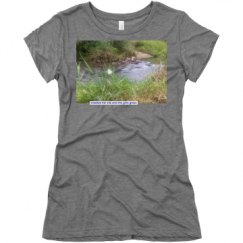 Ladies Slim Fit Super Soft Triblend Tee