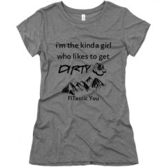 Ladies Slim Fit Super Soft Triblend Tee