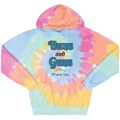 Unisex Tie-Dye Fleece Hoodie