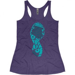 Ladies Slim Fit Super Soft Racerback Triblend Tank
