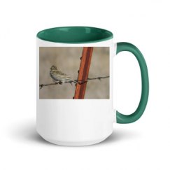 15oz Ceramic Mug with Color Inside