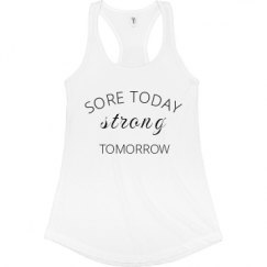 Ladies Slim Fit Racerback Tank Top