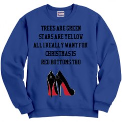 Unisex Film and Foil Crewneck Sweatshirt