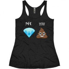 Ladies Slim Fit Super Soft Racerback Triblend Tank