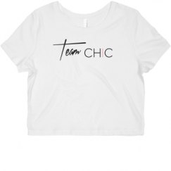 Ladies Slim Fit Crop Top Tee