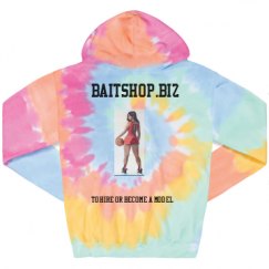 Unisex Tie-Dye Fleece Hoodie