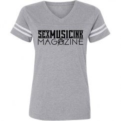 Ladies Relaxed Fit Vintage Sports Tee