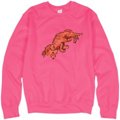 Unisex Neon Crewneck Sweatshirt
