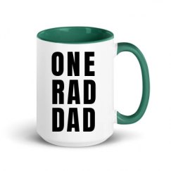 15oz Ceramic Mug with Color Inside