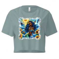 Ladies Festival Cali Crop Top Tee