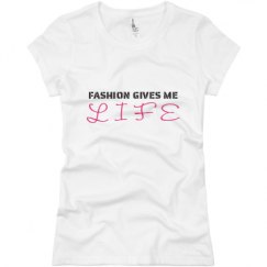 Ladies Slim Fit Basic Promo Jersey Tee