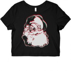 Ladies Slim Fit Crop Top Tee