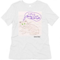 Ladies Relaxed Fit Super Soft Triblend Tee