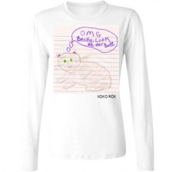 Ladies Relaxed Fit Basic Long Sleeve Tee