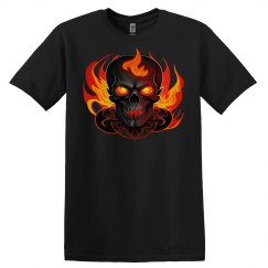 Tribal Flame Skull