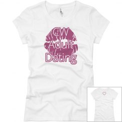 CW Slimfit dp lips Top