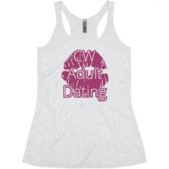 Ladies Slim Fit Super Soft Racerback Triblend Tank