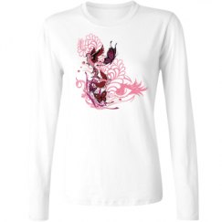 Ladies Relaxed Fit Basic Long Sleeve Tee