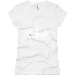 Ladies Slim Fit Basic Promo Jersey Tee