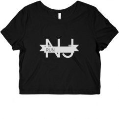 Ladies Slim Fit Crop Top Tee