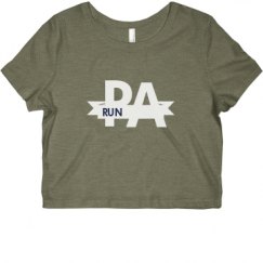 Ladies Slim Fit Crop Top Tee