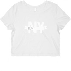 Ladies Slim Fit Crop Top Tee