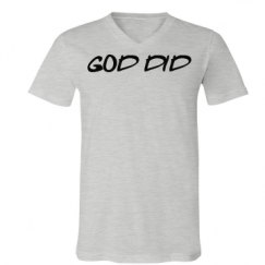 Unisex V-Neck Jersey Tee