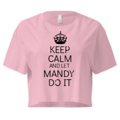 Ladies Festival Cali Crop Top Tee