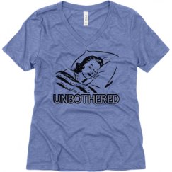Ladies Relaxed Fit Super Soft Triblend V-Neck Tee