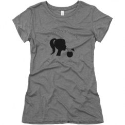 Ladies Slim Fit Super Soft Triblend Tee