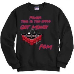 Unisex Film and Foil Crewneck Sweatshirt