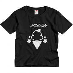 koko ice cream youth tee- white