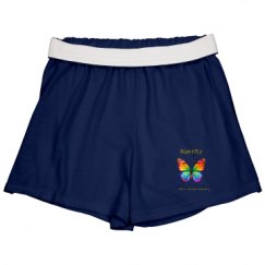 Slim Fit Cheer Shorts