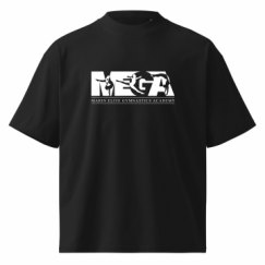 Unisex Organic Oversized High Neck T-Shirt