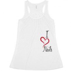 Ladies Flowy Racerback Tank