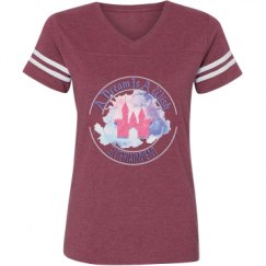 Ladies Relaxed Fit Vintage Sports Tee