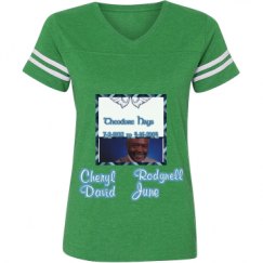 Ladies Relaxed Fit Vintage Sports Tee