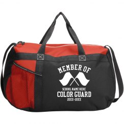 Color Guard School Bag With Custom Name and Years