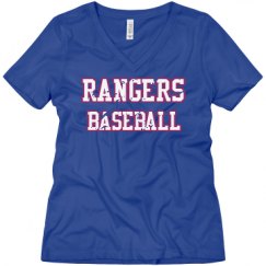 Ladies Relaxed Fit V-Neck Tee