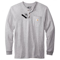 Unisex Carhartt Long Sleeve Henley Tee