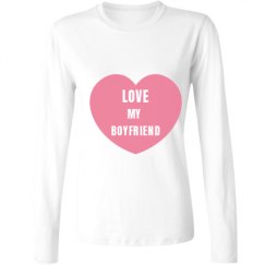 Ladies Relaxed Fit Basic Long Sleeve Tee