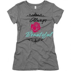 Ladies Slim Fit Super Soft Triblend Tee