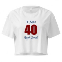 Ladies Festival Cali Crop Top Tee