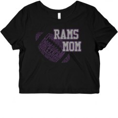 Ladies Slim Fit Crop Top Tee